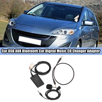Auto USB AUX Bluetooth Automašīnas Digitālās Mūzikas CD Mainītājs Adapteris Priekš Mazda 6/Mazda/M3/323 Protonu B70