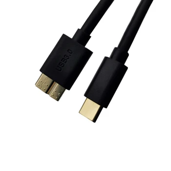 0,6 M 1M USB3.1 Tips-C USB 3.0 Micro B 10Pin Kabeļu 5Gbps Datu Pieslēgvietas Adapteris Cieto Disku Viedtālruņa PC OTG C Tips TĀLRUNI