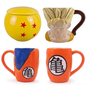 Dragon Ball Son Goku Krūze Radošumu Keramikas Kafijas Tasi Tējas Krūze Dzērieni, Deserts Brokastis Piena Tasi Sulas Krūzes Rīkoties Drinkware