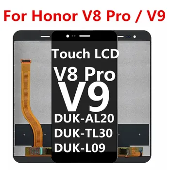5.7 collu Displejs par Godu 8 Pro Lcd Displejs, Touch Screen Digitizer Montāža Huawei Honor 8 Pro DUK-AL20 TL30 L09 1440*2560