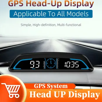 G3 GPS HUD Auto Spidometrs Head Up Displejs GPS Borta Dators Digitālais Pulkstenis Modinātājs Uzraudzīt Autotransporta Piederumi Visiem Auto