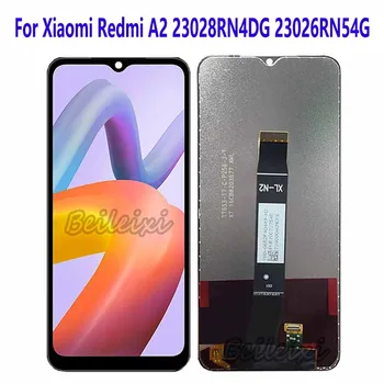 Par Xiaomi Redmi A2 23028RN4DG 23026RN54G LCD Displejs, Touch Screen Digitizer Montāža Redmi A2+ A2Plus 23028RNCAG 23028RN4DI