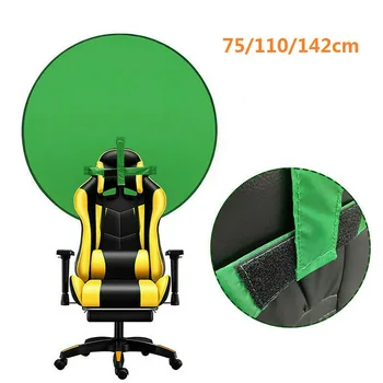 Elektriskā sacensību atvērt melna fona valdes mašas attēls karājas krēsla pārsegs krēslu locīšanas fona auduma zaļā ekrāna vietas