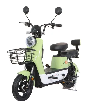 Pieaugušo elektriskais motocikls ar diviem pedāļiem palīdz 350w svina skābes akumulatoru, elektrisko mopēdu, motorolleru
