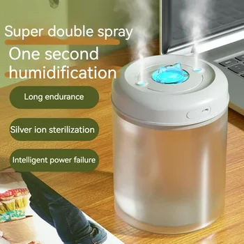Liela Jauda, Divreiz Spray Ostas H2o Gaisa Gaisa Mitrinātāju, 1,5 L Ēteriskās Eļļas Aromterapijas Humificador Atdzist Migla Maker Fogger Tīrība