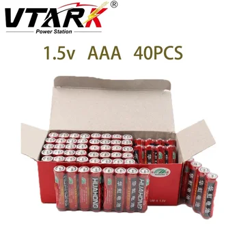 40pcs Augstas kvalitātes AA AAA 1,5 V oglekļa bateriju Rotaļlieta, Tālvadības pults, akumulatora ievietošana Droša Spēcīgas eksplozijas izturīgs dzīvsudrabu vairāk jaudas