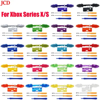 JCD 1set Xbox Sērijas S X kontrolieris LB RB Bamperi vidējā joslā, turētājs Pie Pogām Surround Pogu Guide (ceļvedis) Sprūda & Rīks