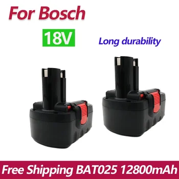 18V 12.8 Ah NI-MH Bateriju nomainīšana par Bosch BAT025 BAT026 BAT160 BAT180 BAT181 BAT189 GSR18-2 PSB18 PSR18VE-2 Jaudas Instruments