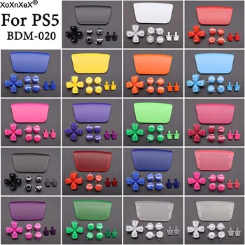 Par PS5 BDM-020 V2 2.0 Kontroliera Pogu Krusta ABXY D Pad Driection Atslēgu Komplekts & Touchpad & iespēju un Koplietot Pogām