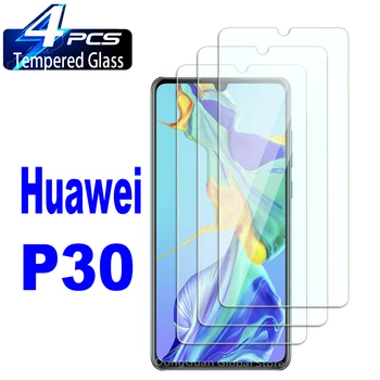 4gab Rūdīta Stikla Huawei P30 Lite P20 P50 Psmart Z 2019 2020 Ekrāna Aizsargs, Stikls