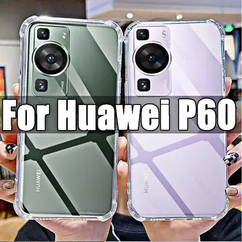 Skaidrs, Tālrunis Mīksts Gadījumā Huawei P60 HD Caurspīdīgs Ietilpst Apvalka Huawei P 60 6.67