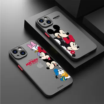 Minnie Mouse Mickey Gudrs Tālrunis Case for Samsung Galaxy S22 Plus S20 FE S7 S8 S23 Ultra 5G S9 S10 S10e S21 Segtu TPU Soft