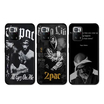 Repa Dziedātājs T-Tupac Shakur Phone Gadījumā Redmi 5 6 7 8 9 10 Plus Pro 6 7 8 9 IET K20 K30 K40 Pro Plus F3 Fundas