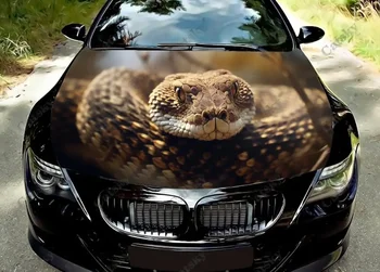 Dzīvnieku - Čūsku Art Print Auto Kapuci Vinila Uzlīmes Wrap Vinila Plēve Motora Pārsega Uzlīmes Uzlīmes Universālas Automašīnas Pārsega Vāka Kino