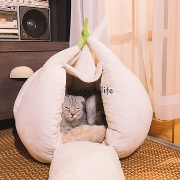 Creative Cat Ligzdas Ziemā Silts, Daļēji Slēgta Kaķu Nams Villa Mazs Suns Pet Piegādēm