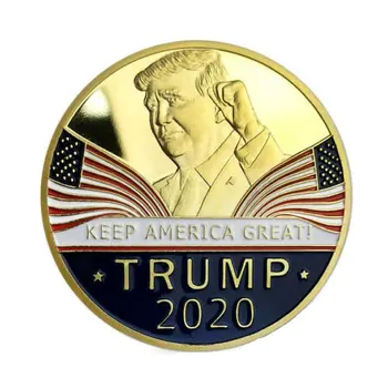 58th Amerika Kungs Donald Trump Piemiņas Monētas Dāvanu Medaljoni ASV Stilu Monētu Kolekcijas ASV Prezidents Žetons Mājas Dekoru