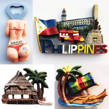Filipīnu republikas, Ledusskapis Magnēti Manila Boracay Tūrisma Suvenīri, Mājas Dekors, Kāzu Dāvanas, Ledusskapis Uzlīmes