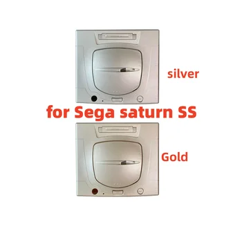 Rezerves Augšējā apakšējā korpusa vāciņu gadījumā Sega saturn SS spēļu konsole uzņēmēja korpusa remonta piederumi, zelta, sudraba krāsā