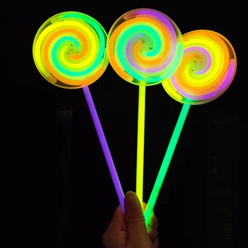 1 Iestatiet Konfekte Glow Stick Luminiscences Gaismas Kociņi, Foto Aksesuārus Bērniem Dāvanas Happy Birthday Puse Dekori Piederumi