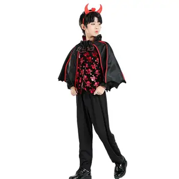 Halloween Raganu Kostīmu Bērniem Raganu Kleita Halovīni Saģērbt Bērniem Cosplay Kostīms Komplekts Classic Izsmalcinātu Svētku Raganu Kostīmu