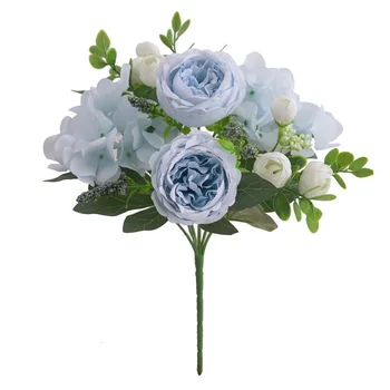Galda Centrālais Mākslīgie Ziedi Kāzu Arkas Bumbu Rožu Ķekars Mākslīgie Ziedi viena pērle ziedu imitācijas