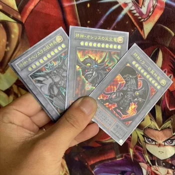 Yu-Gi-Oh DIY Dark Edition Karti Dieva Tumši Burvis Meitene Zilas Acis White Dragon Metāla, Tērauda Plāksnes Kartes Spēļu Kolekcija Kartes