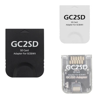 GC2SD GC Uz SD Kartes Adapteri, TF Atmiņas Kartes Adapteri, Karšu Lasītājs, Lai NGC Gamecube Spēļu Konsoles Wii Spēļu Konsole