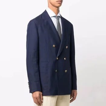 Lin3411-Uzvalks vīriešu uzvalku profesionāla biznesa uzvalks, kāzu izklaides