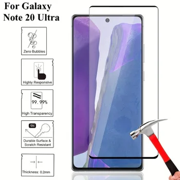 2gab Phone Screen Protector for Samsung Note 10 10+ Piezīme 20 Ultra Rūdīta Stikla Samsung S20 S23 Ultra S21 S22 Plus Stikls