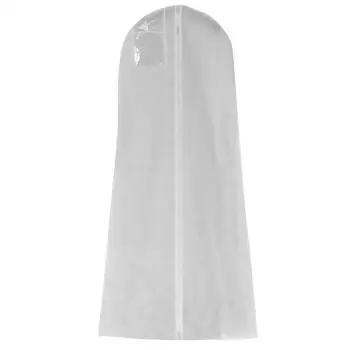 Lielās Apģērba Līgavas Kleita Ilgi Drēbes Aizsargs Lietā Kāzu Kleitu Segtu Nepievelk Putekļus Ietilpst Uzglabāšanas Soma Kāzu Kleitas