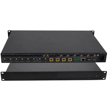 HDMI 2.0 Matrix Komutatoru Paplašinātāju Komplekts 4K POC UHD IS IP Kontrole