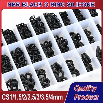 CS1-4 NBR O Ring Black Silikona Santehnikas Gumijas Starplikas Roņu O-Gredzeni Augstas Temperatūras Oring Korozijas, Eļļas Pretoties Blīvējuma Paplāksni