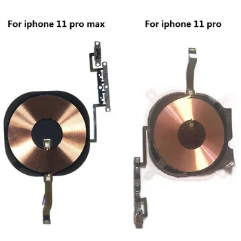 Apple iPhone 11 pro/11 pro max Max NFC Antena Bezvadu Uzlādes Spoli Skaļuma/Izslēgšanas Taustiņš Flex Kabelis Lentes